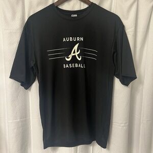 C2 Auburn Baseball Tigers Tee Shirt NCAA DriFit Style Large RARE Player Issue EC